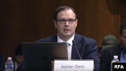 资料照:研究中国新疆问题的德国学者 郑国恩(Adrian Zenz)