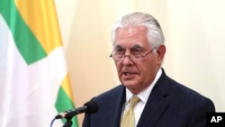 အမေရိကန်နိုင်ငံခြားရေးဝန်ကြီး Rex Tillerson