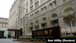 华盛顿的特朗普酒店。(2019年4月18日)