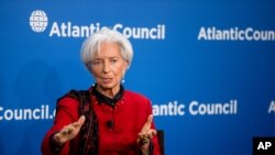 国际货币基金组织总裁拉加德(2015年4月9日)