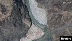 Maxar WorldView-3卫星图像显示的中印边境拉达克地区的现状。(2020年6月22日)