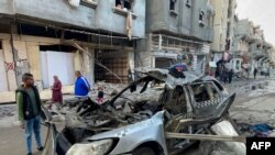 ဟာမတ်စ်ခေါင်းဆောင် Ismail Haniyeh ရဲ့သား၃ ဦးသေဆုံးသွားတယ်ဆိုတဲ့ ဂါဇာဒေသ၊ al-Shati စခန်းက အခင်းဖြစ်ရာနေရာ၊ ဧပြီ ၁၀၊ ၂၀၂၄