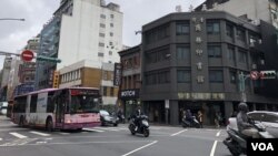 台湾街景。香港中文大学民调显示,台湾排名港人有意移民目的地第3位。 (美国之音汤惠芸)