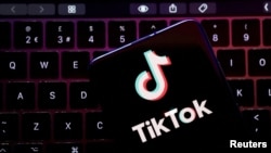 资料照片:视频应用TikTok。