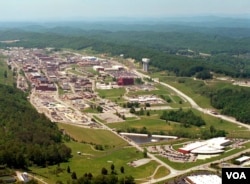 美国政府2012年8月3日发布的图片显示田纳西州橡树岭的Y-12工厂