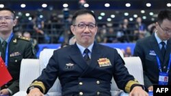 资料照:中国国防部长董军出席香山论坛开幕式。(2024年9月13日)