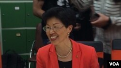 台湾陆委会主委张小月资料照 (齐勇明摄)