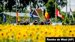 Відкриття пам'ятника жертвам катастрофи МН17 в Нідерландах