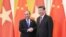 Chủ tịch Trung Quốc Tập Cận Bình tiếp Thủ tướng Việt Nam Nguyễn Xuân Phúc tại Bắc Kinh, 25/4/2019. Photo VTC via Chinhphu.vn