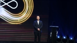 台湾鸿海科技集团董事长刘扬伟(美国之音李玟仪摄)