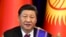 中国国家主席习近平2019年1月13日在吉尔吉斯斯坦 比什凯克和吉尔吉斯斯坦总统索隆拜·热恩别科夫举行记者会。