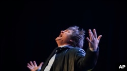 阿根廷当选总统哈维尔·米莱(Javier Milei)(美联社2023年10月18日资料照)