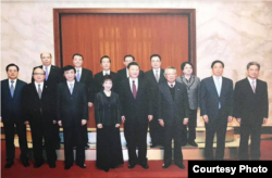 习洪会七对七大合照 (蔡正元左五 蔡正元脸书 )