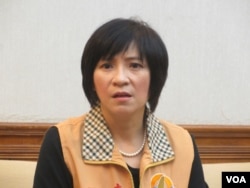 台湾台联党立委周倪安(美国之音张永泰拍摄)