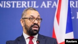 资料照:英国外相克莱弗利(James Cleverly)