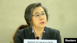မြန်မာနိုင်ငံဆိုင်ရာ ကုလလူ့အခွင့်အရေး အထူးကိုယ်စားလှယ် Yanghee Lee