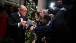 သမ္မတ Trump ကို အရေးယူရေး စစ်ဆေးမှု ရှေ့နေ Giuliani ထွက်ဆိုမည် သမ္မတ Trump ကို အရေးယူရေး စစ်ဆေးမှု ရှေ့နေ Giuliani ထွက်ဆိုမည်