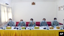 ၂၀၂၀ ဇွန်လ ၄ ရက်နေ့က ရွေးကောက်ပွဲ ကော်မရှင်ရဲ့ သတင်းစာ ရှင်းလင်းပွဲ
