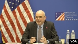 资料照:美国在台协会处长谷立言。(2024年9月4日,美国之音特约记者李昕儒摄影)