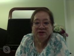 2021年8月20日,黄肖路通过Skype接受美国之音专访.