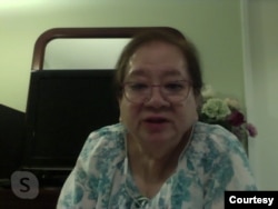 2021年8月20日,黄肖路通过Skype接受美国之音专访。