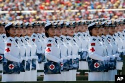 北京大阅兵中的白求恩医疗方队(2015年9月3日)
