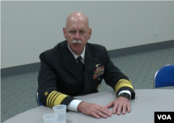 斯威夫特上将称美中分歧应由政治领导人解决(美国之音黎堡拍摄)