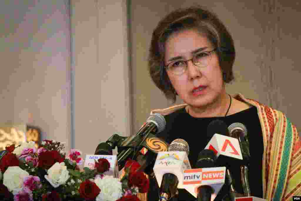 မြန်မာနိုင်ငံဆိုင်ရာ  ကုလသမဂ္ဂ လူ့အခွင့်အရေးအထူးကိုယ်စားလှယ် Dr.Yanghee Lee သတင်းစာရှင်းလင်းပွဲ