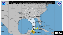 Приблизна карта територій у зоні попередження