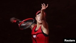 资料照:中国网球名将彭帅