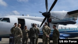 美国空军C-146A飞机外型看似普通私人飞机(美国空军照片2018年5月3日)