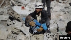 အလက်ပို လေကြောင်းထိုးစစ်ဆင်လို့ ကလေးငယ်အပါအဝင် အရပ်သားတွေ သေဆုံး။