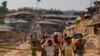 孟加拉的罗兴亚人难民营(资料照片)