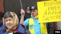 Марія Савченко у Нью-Йорку