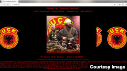 Tin tặc đưa hình ảnh lên trang mạng của Bộ Tài chánh Bosnia.