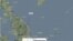 This screengrab from flightradar24.com shows the last reported position of Malaysian Airlines flight MH370 မလေးရှားလေကြောင်းလိုင်း ပျံသန်းရာလမ်းကြောင်းနဲ့ ရေဒါက ပျောက်သွားတဲ့ နောက်ဆုံးနေရာ။