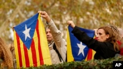Протест у Мадриді на підтримку незалежності Каталонії