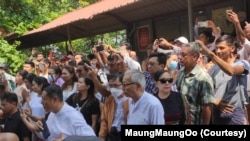 ဒေါက်တာဇော်မြင့်မောင် ဈာပနအခမ်းအနား မြင်ကွင်းများ (အောက်တိုဘာ ၈၊ ၂၀၂၄)