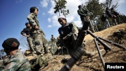 Soldiers of Kachin Independence Army (KIA) ဇန်နဝါရီ ၂၂၊ ၂၀၁၃)