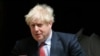 资料照:英国首相约翰逊离开唐宁街10号前往议会。(2020年7月15日)