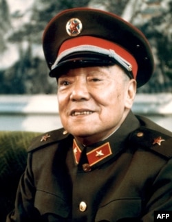 1987年中国国家主席杨尚昆的戎装照片,他是1980年代中共八老治国的元老之一。