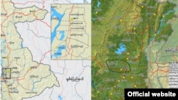 မန္တလေးတိုင်းတွင်း ချမ်းမြသာစည်နဲ့ တန့်ဆည်မြို့ပြမြေပုံ။ (Poto MIMU)