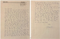 Thư anh Dohamide Đỗ Hải Minh gửi Ngô Thế Vinh, viết ngày 29.12.1994. [tư liệu Ngô Thế Vinh]