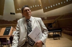 王西麟在排练场地(摄于2018年,王西麟提供照片)