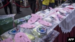 ၂၀၂၀ ဖေဖော်ဝါရီလတုန်းက အင်ဒိုနီးရှားနိုင်ငံတွင် မူးယစ်ဆေးဝါးများ ဖမ်းဆီးမိစဉ်