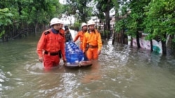 မိုးပြင်းထန်ပြီး မြစ်ရေလျှံဒေသများ ကယ်ဆယ်ရေး အသင့်ပြင်ထား မိုးပြင်းထန်ပြီး မြစ်ရေလျှံဒေသများ ကယ်ဆယ်ရေး အသင့်ပြင်ထား