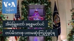 အိမ်ဖြူတော် ခရစ္စမတ်ပင် တပ်မိသားစု ပထမဆုံးကြည့်ခွင့်ရ
 အိမ်ဖြူတော် ခရစ္စမတ်ပင် တပ်မိသားစု ပထမဆုံးကြည့်ခွင့်ရ