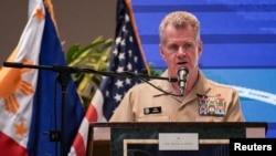 资料照:美军印太司令部司令萨缪尔·帕帕罗。(2024年8月27日)