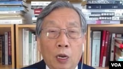 《北京之春》荣誉主编胡平(美国之音资料照)