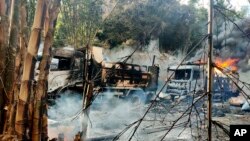 မကြာသေးခင်က ဓါတ်ပုံ KNDF via AP)